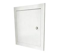 Metal Access Panel｜Paintable Easy Access Doors White Fuse Box Cover Cabinet｜Flush Fit Inspection Hatch Revision Door for Drywall，Wall and Ceiling Electrical Plumbing(24x24in/61x61cm)