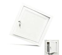 Metal Access Panel with Lock, Access Hole Door Concealed Opening Flap Cover Plate Flush Mount Inspection Hatch for Drywall/Conduit Wiring(300mm×240mm/11.8in×9.4in)
