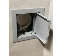 Metal Access Panel with Touch Latch Lock, Rectangle Spare Loft Hatch Access Door, Galvanized Steel Inspection Flap for Drop Ceiling Wall Drywall, Customizable