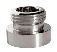 Metal Adaptor Reduction for Water Faucet Tap 22mm Female to 1/2" BSP Male Joiner
