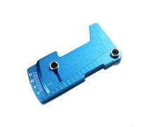 Metal Adjustable Camber And Wheel Height Gauge Tool For Remote Control Cars For 1/For 10 Scale, Designed To Assist In Measuring Rim Angle And Wheelbase For Optimal Setup(Blue)