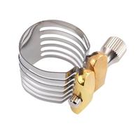 Metal Adjustable Saxophone Ligature Clip For Tenor Alto Soprano Sax Mouthpiece Saxophone Accessories (Color : Tenor)
