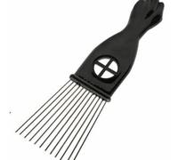 Metal Afro Hair Pick African American Brush Hairstyle Tool Hair Comb Metal Pick Comb Wide Tooth Hair Pick Comb Metal Hair Coloring Comb Wig Braid Comb Styling Tool for Curly Hair Style