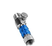 Metal Air Control Fitting Adapter With Quick Release Design For Airbrush Hose Connection Featuring 1/8 Inch Thread In Multiple Colors(Blue)