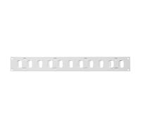 Metal Air Vent Grille 400mm x 50mm with Shutter Flat Louvre Duct Cover