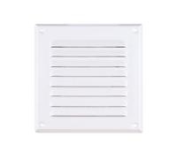 METAL Air Vent Grille Cover 165x240 (6.5x9.5") WHITE Ventilation Grill Cover