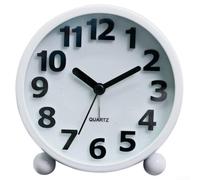 Metal Alarm Clock Kids Raised Numbers Night Light
