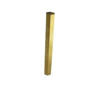 Metal Alloy Bar 1pc Solid Brass Rod, H59 Metal Alloy Stick, Flat for Musical Instrument Keys Manufacturing(3x500mm)