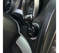 Metal Alloy Car Push Start Button Cover Lever with Multi-fit Compatibility Designed to Fit Around 95 Percent of Vehicle Models for Interior Upgrade (Black)