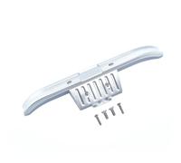 Metal Aluminum Alloy Front Bumper Front Collision Bar AR320363 for ARR-MA 1/8 for OUTCAST for NOTORIOUS 6S BLX Upgrade Accessories(Silver)