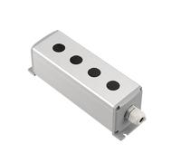 Metal aluminum button industrial household control switch box 16mm 19mm 22mm 1/2/3/4/5/6 hole 45 * 45mm 45 * 65mm(4Hole,16mm 45x65mm)