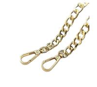 Metal Aluminum Replacement Bag Chain Parts Accessories for Hand-Woven DIY Handmade Workshop Studio Detachable Straps Bag Chain(Light Gold,40cm)
