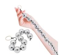Metal Anal Beads, Anal Beads with 10 Balls Love Balls for Woman Anal Plug# for Men Women XXL Anus Masturbator Anal Chain Stainless Steel Butt Plug Anal Chain Anal Toys Sex Toy Set for Couple Set