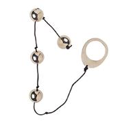 Heavy Metal Anal Beads Silver