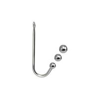 Metal Anal Plug Wtih Sexy Demon Cosplay Leather Whip Adult Toys Sex Products for Women Men Gay G-Spot Massage Tail Plug White Round L