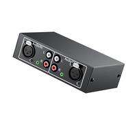 Metal Analogues Auxs Line Selectors 4 In 1 Out Noiseless HiFi Stereo Sound Switches For TVs Speakers And Turntables RCAs Switches