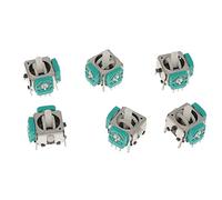 Metal And Plastic 6 Pack 3D Analog Joystick Stick Rocker Switch Replacement for Nintendo Game Cube