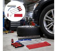 Metal and Scooter and 39-piece Lever Compact Storage Cover For Bike Plastic Tire Repair with Replacement - Heavy-duty Tools Tire Pry Gadget Set for Motorcycle Car