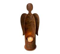 Metal Angel Candle Holder - Christmas Table Decorations, Christmas Candlestick | For Home Interior Mantle Table Festival Holidays Holy Decor Elegant Centerpiece Parties Tradition