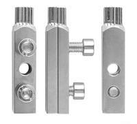 Metal Angle Valve Broken Wire Extractor For 20mm And 25mm Face Valve Head Removal With Reverse Tap Function For Water Pipe Repair Silver(Bagged)