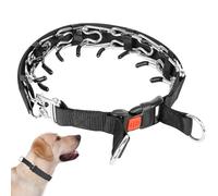 Metal Anti Bark Collar For Dog, Choke Chain For Dogs,Training Collar, With Detachable Lead Adjustable Anti Bark Collars For Pet Outdoor Training Stainless Steel Fork Collar (XXL)