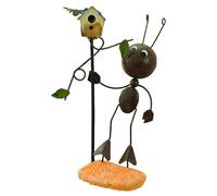 Metal Ants Figure Artwork Weather Resistant Suitable For Modern Garden Bed Edging Fern Landscape Design Modern Ants Accessories