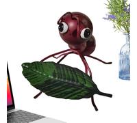 Metal Ants Garden Decor - Ants Lifting Leaf Animal Figurines | Metal Sculpture Home Decorations, Garden Decor Lawn Ornaments for Patio Living Room Bedroom