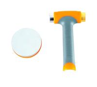 Metal Anvils with Protective Rubber Base for Metal Work Jewelry Stamping Supplies Metalworking Tool Practical Hammer Professional Jewelers Anvils