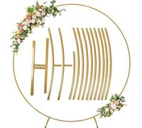 Metal Arch Garland for Wedding Rustic Round Backdrop Stand Wedding Party Favors Birthday Celebration Decorations Circular Balloon Arch e for Ceremony