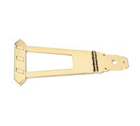 Metal Arch Top Guitar Base Tail Piece Bridge Replacement 6 String Swing Tailpiece Jazz Bass Arch Top Guitar