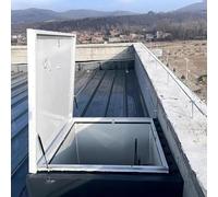 Metal Attic Hatch Cover - Large Maintenance Access Panel for Attics, Sunrooms & Basements - Durable Skylight Lid, 100x60cm (39.4x23.6in)