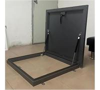 Metal Attic Skylight Cover, Roof Hatch Cover, 90 ° Rotating Handle Lock, Manhole/Cellar Exit Cover(80 * 80cm)