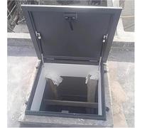 Metal Attic Skylight Cover, Roof Hatch Cover, 90 ° Rotating Handle Lock, Manhole/Cellar Exit Cover(90 * 90cm)