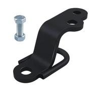 Metal ATV Hitch Mount for Small Trailer Hauling, Three Way Receiver Adapter Bracket, Curved Mounting Shape ATV Hitch Adapter Utv Tow Bracket Three Way Receiver Trailer Hookup Small Hauling Yard Rear