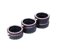 Metal Auto Focusing Macro Extension Lens Adapters Tube Rings Set For S350 Efficiency Mount 13mm 21mm 31mm Tubes For EF Magnification Tubes EF Macro Photography Accessories Adapters Rings For Auto Tube
