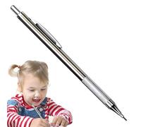 Metal Automatic Pencil - Stainless Steel Drafting Tool, Precision 0.3 0.5 0.9mm Pen | Perfect for School College Engineering Drawing, Woodworking Office Home Writing Class Work Study