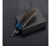 metal badge classic peacock feather brooch scarf buckle lapel pins & brooches jewelry bridge suit wedding men accessories Made in China