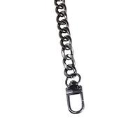 Metal Bag Flat Chain Replacement Shoulder Strap with Buckles Women Bag Accessories Width Purse Chain Strap 40-120cm