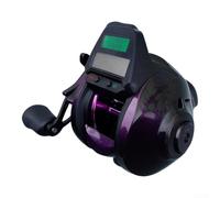 Metal Baitcaster Reel Digital Line Counter Waterproof Design | for durable metal body, sealed waterproof system, LCD status indicators, long cast performance, black purple finish