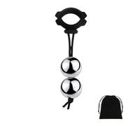 Metal Ball Penis Weight Stretcher Penis Trainers Silicone Cock Ring Scrotal Penis Exerciser Penile Pendant Hanger Penis Extender Chastity Device Male Sex Toys