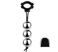 Metal Ball Penis Weight Stretcher Penis Trainers Silicone Cock Ring Scrotal Penis Exerciser Penile Pendant Hanger Penis Extender Chastity Device Male Sex Toys