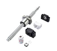 Metal ball screw nut 150-1000mm SFE2525 End Processing Ball Screw+BKBF20 Support Seat+DSG25H(850mm)