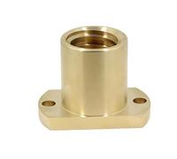 Metal ball screw nut 1Pcs T10-T40 Brass Trapezoidal Lead Screw H Flange Nut Pitch 2-8mm Copper Lead Screw Stepper Motor Rail Screw (Size : T10 x Pitch 2mm)