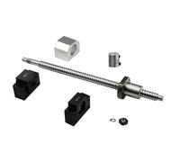 Metal ball screw nut Ball Screw 250-1550mm C7 End Machined SFU1605+Nut+BKBF12 Support+Coupler(SFU1605-1500mm)
