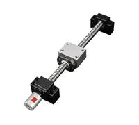 Metal ball screw nut Ball Screw Kit SFU2005 L300-950mm C7 With End Machined+BKBF15 Support+DSG20H Nut Housing+Coupler(650mm)