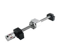 Metal ball screw nut Ball Screw Set Precision SFU2510 End Processing+Nut+BKBF20 Support Seat(600mm)