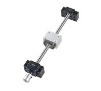 Metal ball screw nut C7 SFU1204 Ball Screw With Nut BKBF10 End Supports Coupler Kit(500mm)