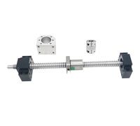 Metal ball screw nut Left Hand Thread Ball Screw SFU1605 200-1200mm+BKBF12 End Support+Nut Housing+Coupler(650mm)