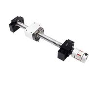 Metal ball screw nut SFU1605 Rolled Ball Screw C7 With End Machined 250-1000mm+Coupler+BKBF12(1000mm)