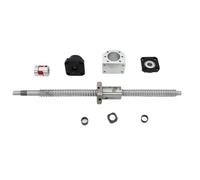 Metal ball screw nut SFU2005 Ball Screw 300-1000mm FK15FF15 End Support DSG20H Nut Housing 8mm Coupling CNC Parts(500mm)